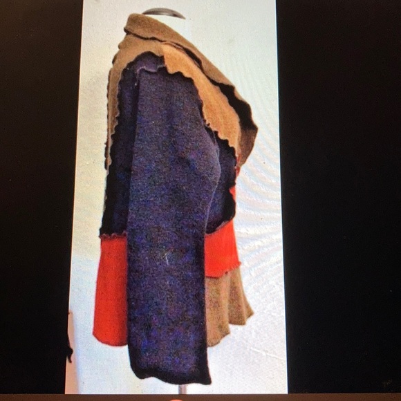 CB Wraps by Canvasbacks wool cardigan size s - Picture 3 of 12